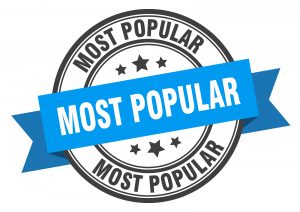 "Most Popular" badge representing how backlinks on a website are similar to popularity votes.