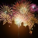 Outline of people watching fireworks to represent small business owners celebrating having chosen topics for blog posts. Learn how to choose blog post topics that will truly help your ideal clients.