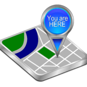 A map with a blue pinpoint saying "you are here." Local SEO for personal injury lawyers is valuable for boosting your online presence. Learn more SEO techniques here.