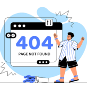 A 404 page not found icon.