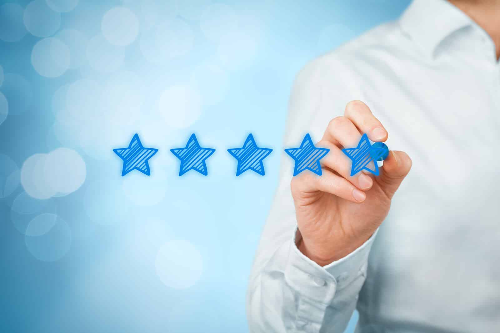 Blue stars | functional medicine seo | seo for holistic health and wellbeing | seo for functional medicine | United States A hand draws five blue stars on a glowing background to symbolize great reviews. Are you exploring functional medicine SEO to grow your practice? An experienced medical practices SEO consultant can help holistic providers attract more patients online.