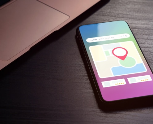 A laptop and notebook showing a digital marketing strategy for healthcare professionals, representing how a medical practice local SEO company improves visibility through local SEO for doctors and local SEO for medical professionals.