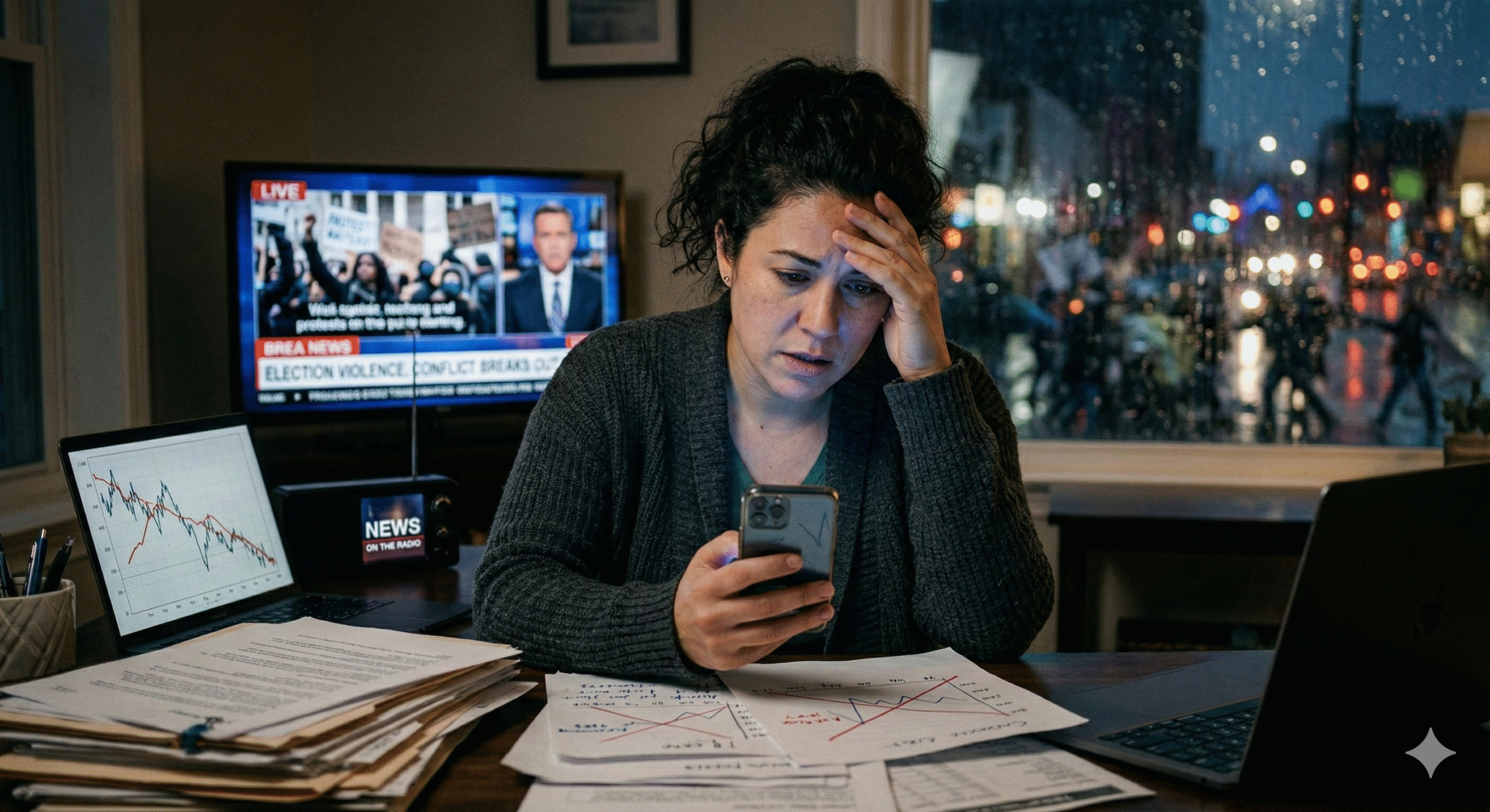 therapist reviewing analytics and news updates – SEO strategy – online visibility – marketing analytics – Arizona – Maine – Illinois – United States Therapist reviewing website analytics and SEO performance reports while checking updates on a smartphone, illustrating digital marketing strategy and online visibility planning in the United States.