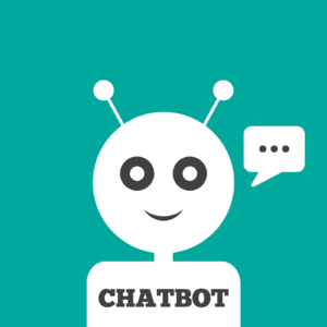 A smiling chatbot illustration with a speech bubble represents how AI tools are designed to produce fluent, conversational responses. While AI can play a supporting role in SEO for private practices and SEO marketing for therapists, the approachable tone of its output is not a guarantee that the information it produces is accurate or current. 